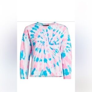 Generation Love Pink and Blue Tie-Dye Sweatshirt size S